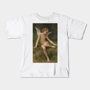 L'amour A L'epine by William-Adolphe Bouguereau Kids T-Shirt